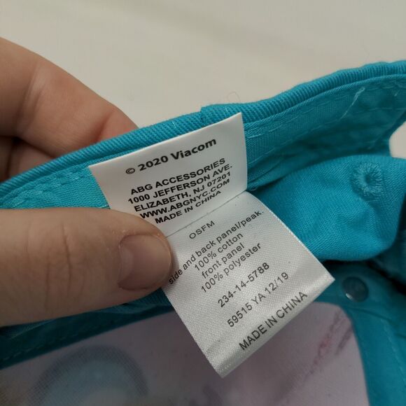 Nickelodeon JoJo Siwa Girl's Strapback Hat Blue Pink Size OSFM W/Tags - Picture 8 of 8